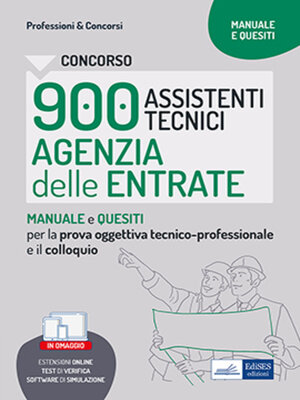 cover image of Concorso 900 Assistenti tecnici Agenzia delle Entrate Secondaria di I e II grado